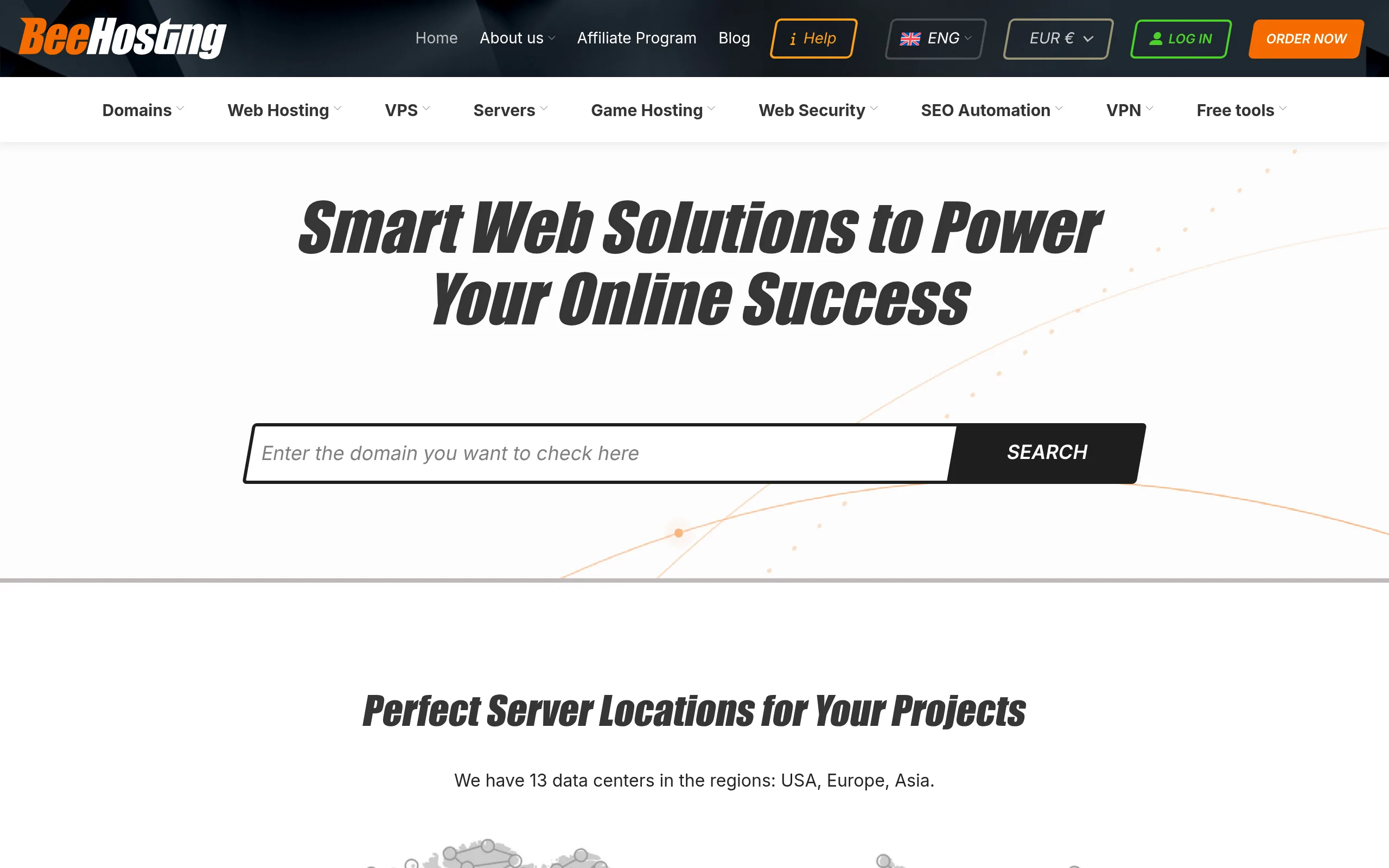 Beehosting Interface