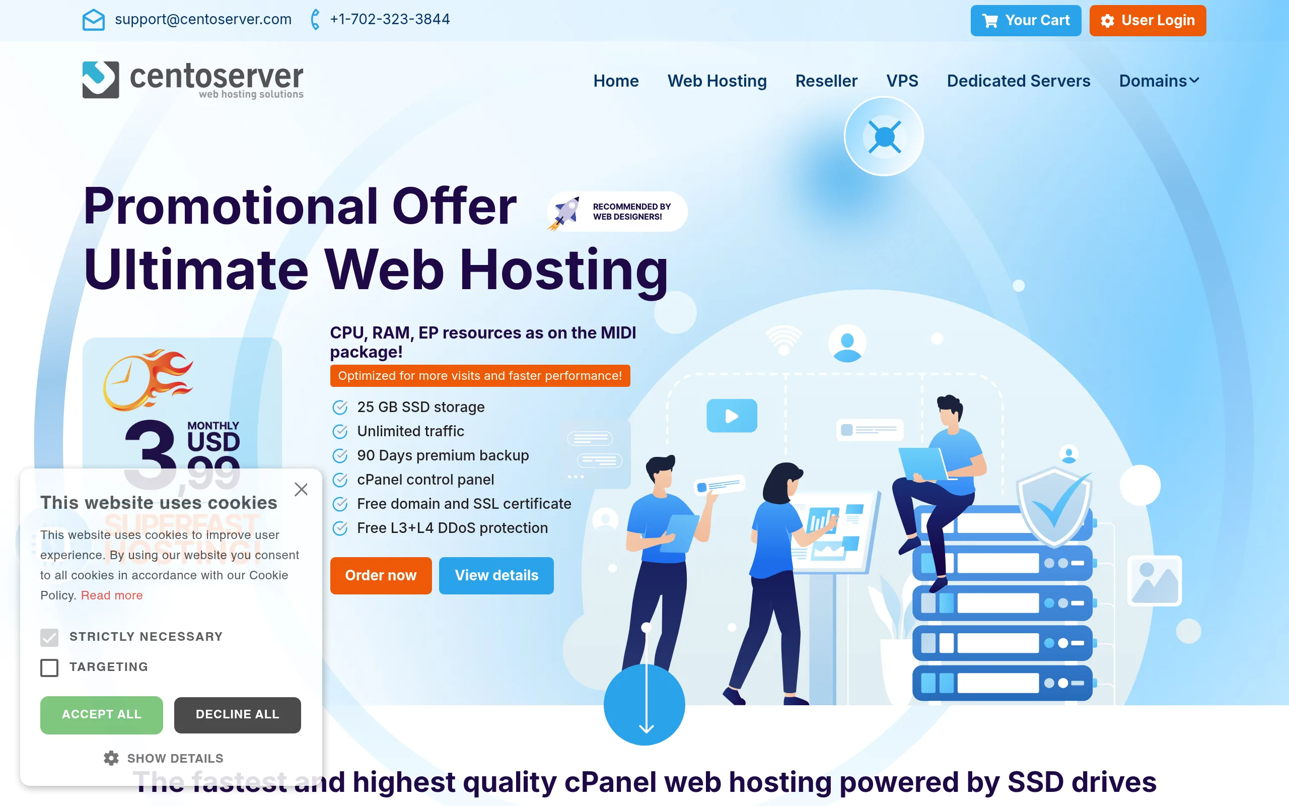 Centoserver Interface