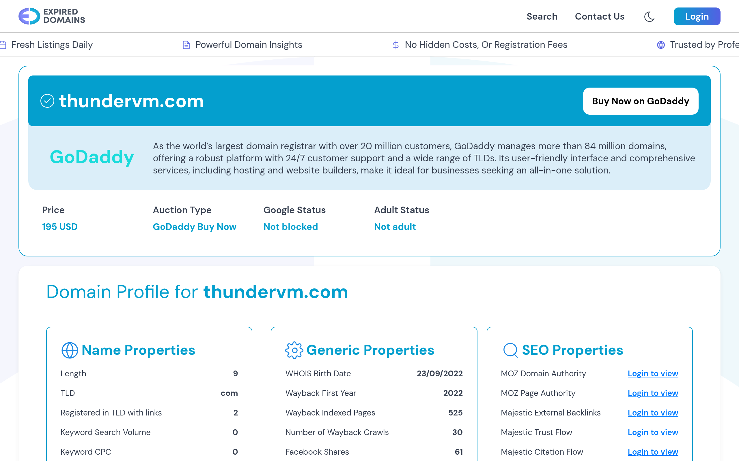 ThunderVM Interface
