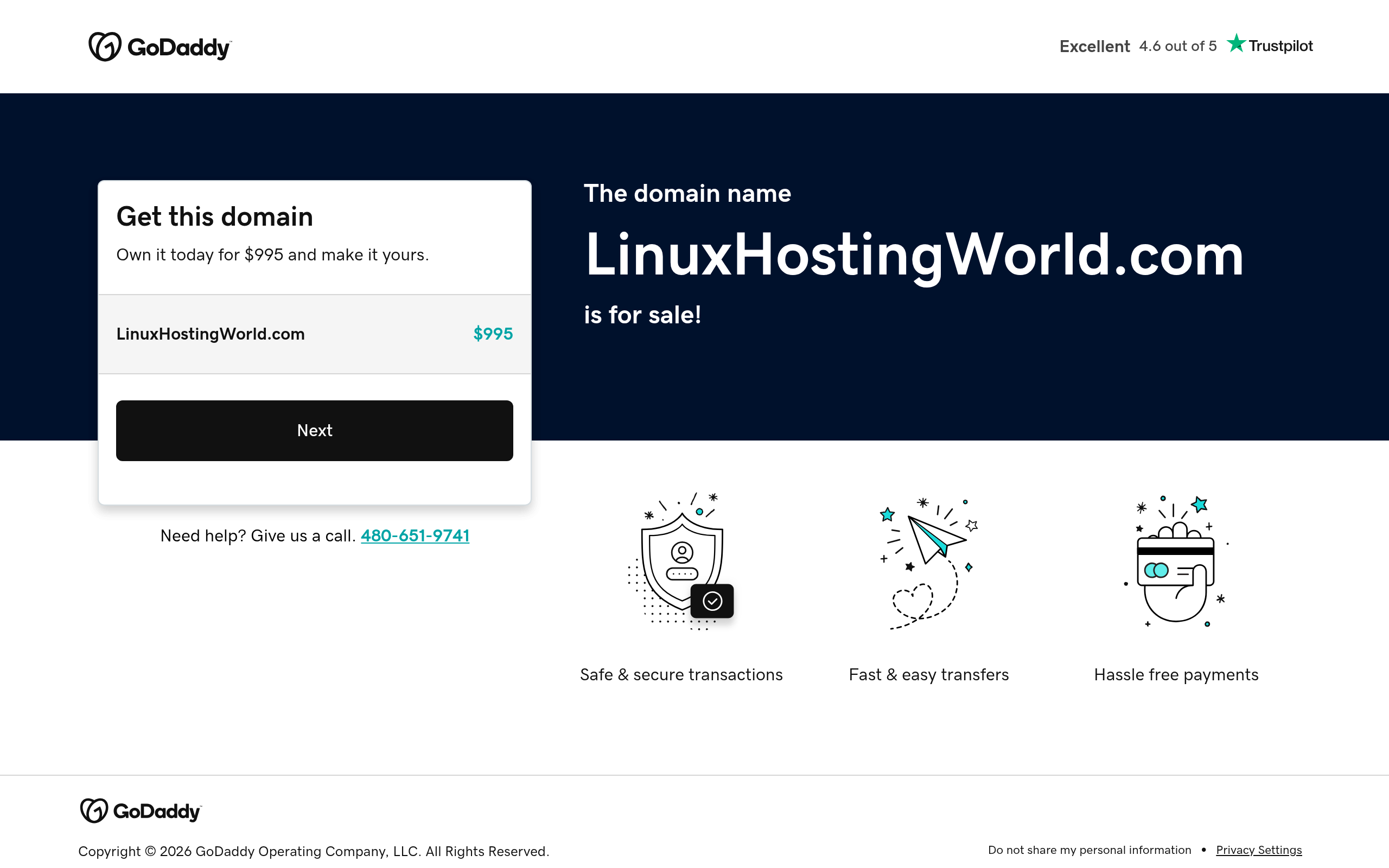 Linux Hosting World Interface