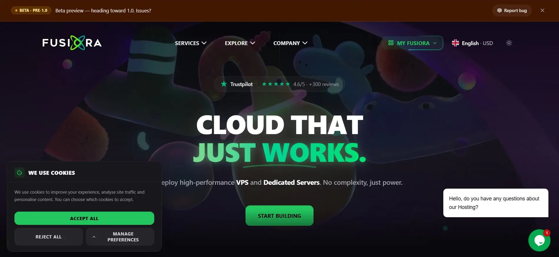 Fusiora Interface