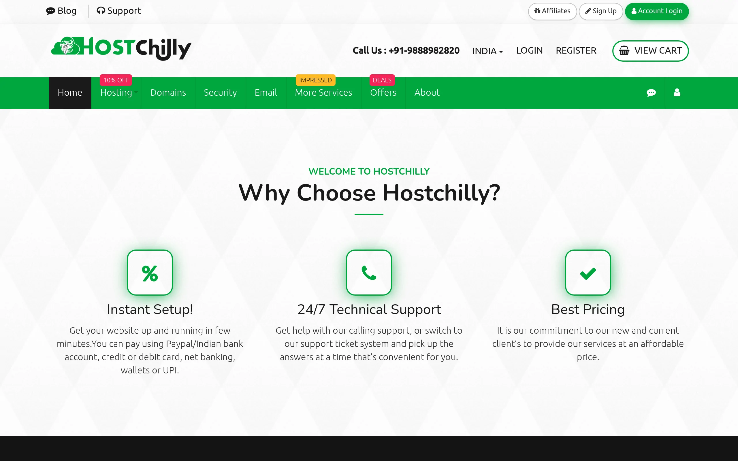 Hostchilly Interface