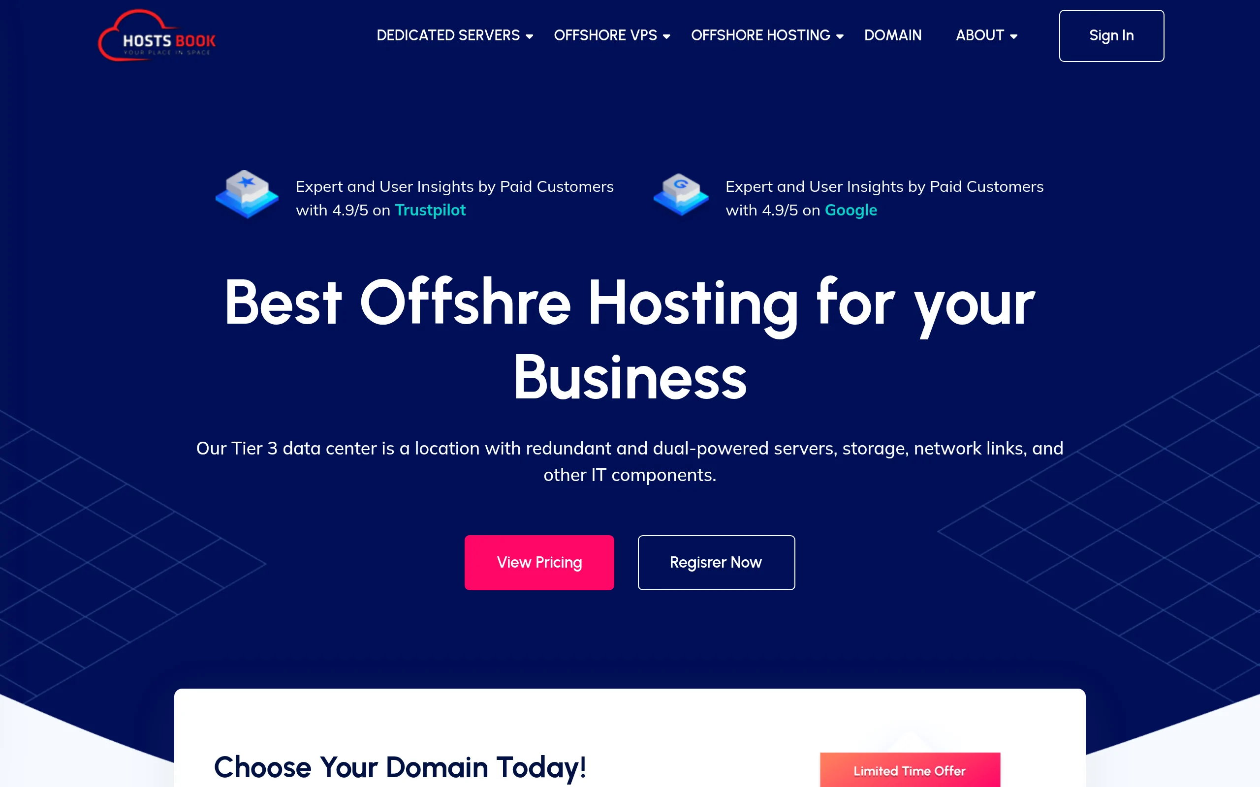 HostsBook Corporation Ltd. Interface