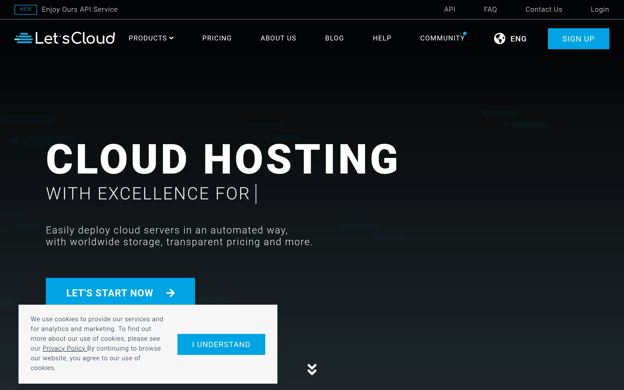 LetsCloud Interface