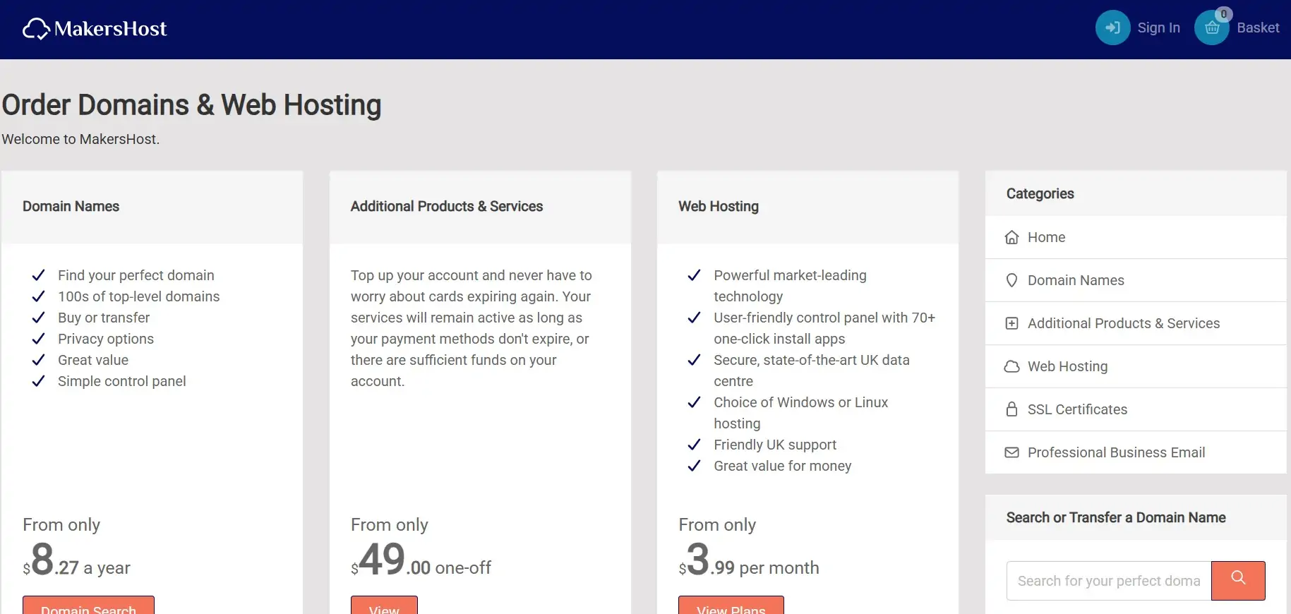 MakersHost Interface