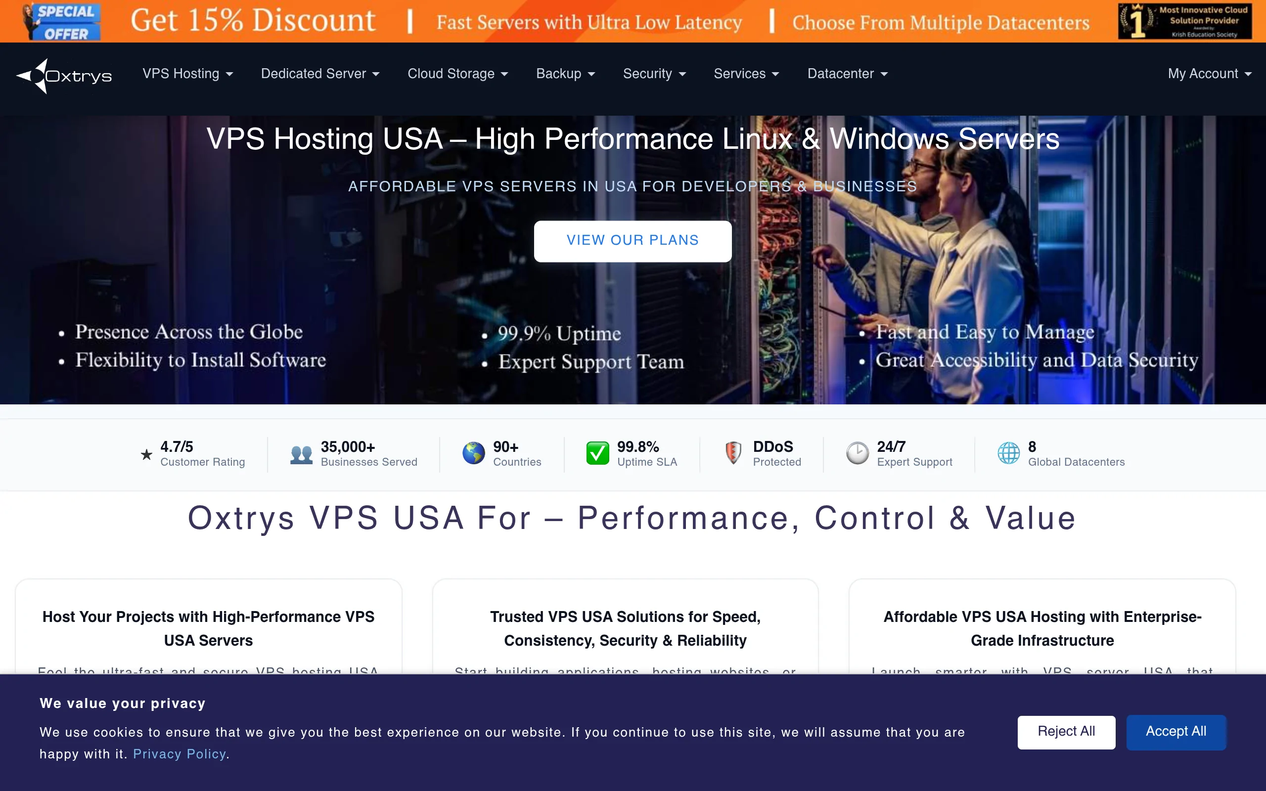 Oxtrys Interface