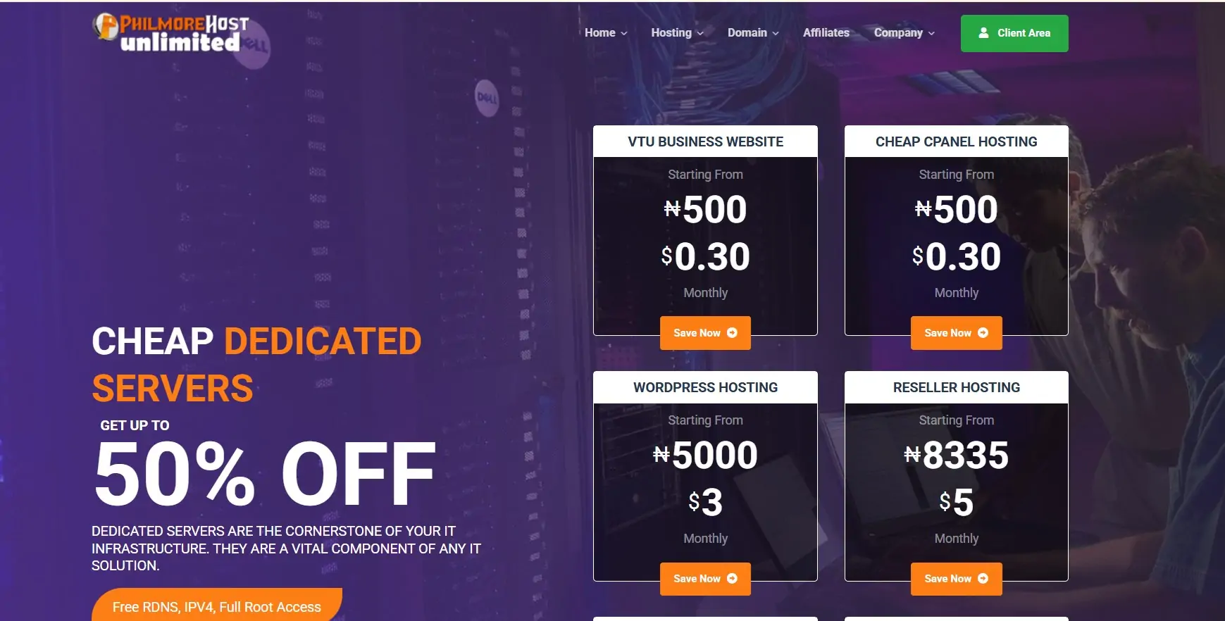 PhilmoreHost Interface