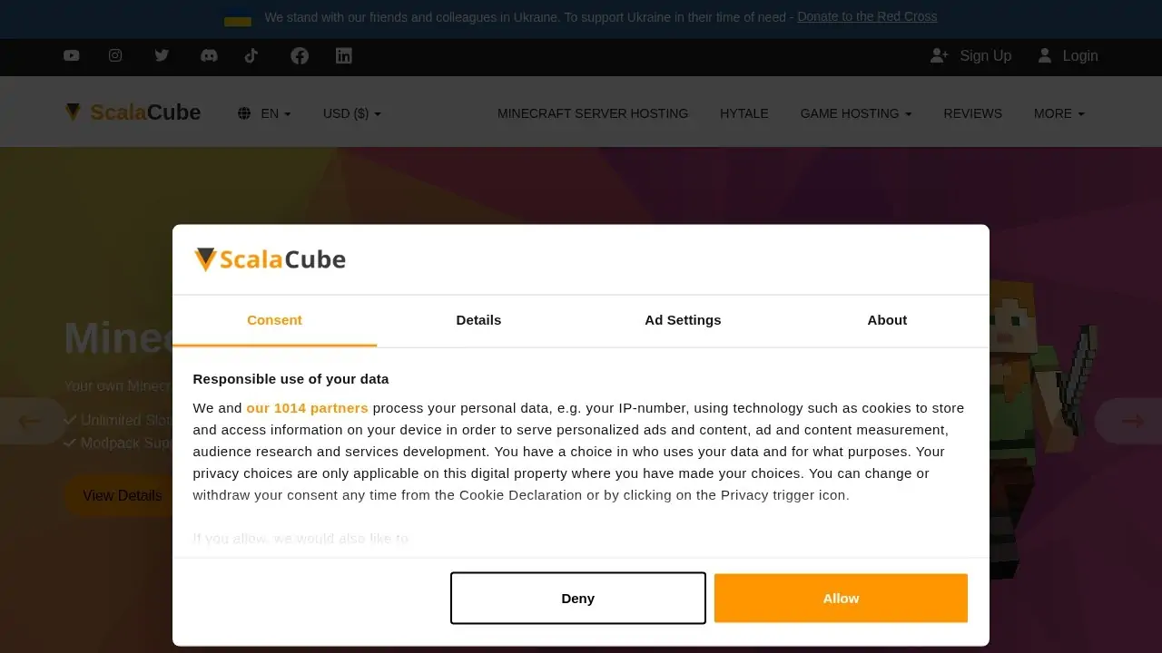 Scalacube Interface