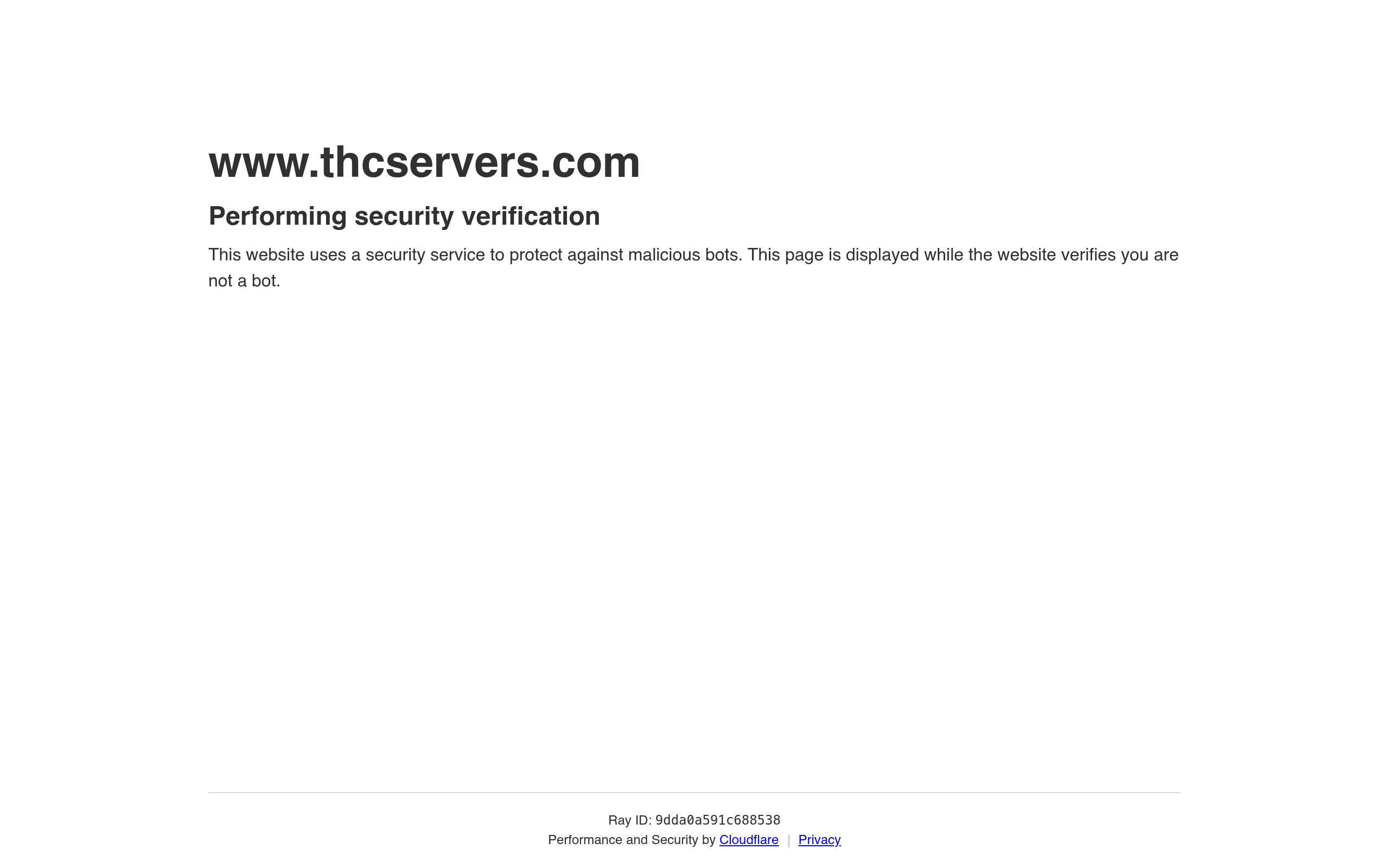 Thcservers Interface