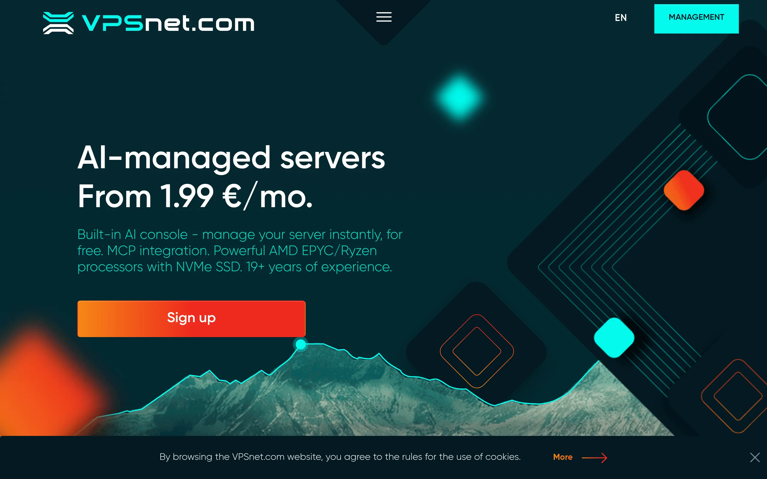 VPSnet.com Interface