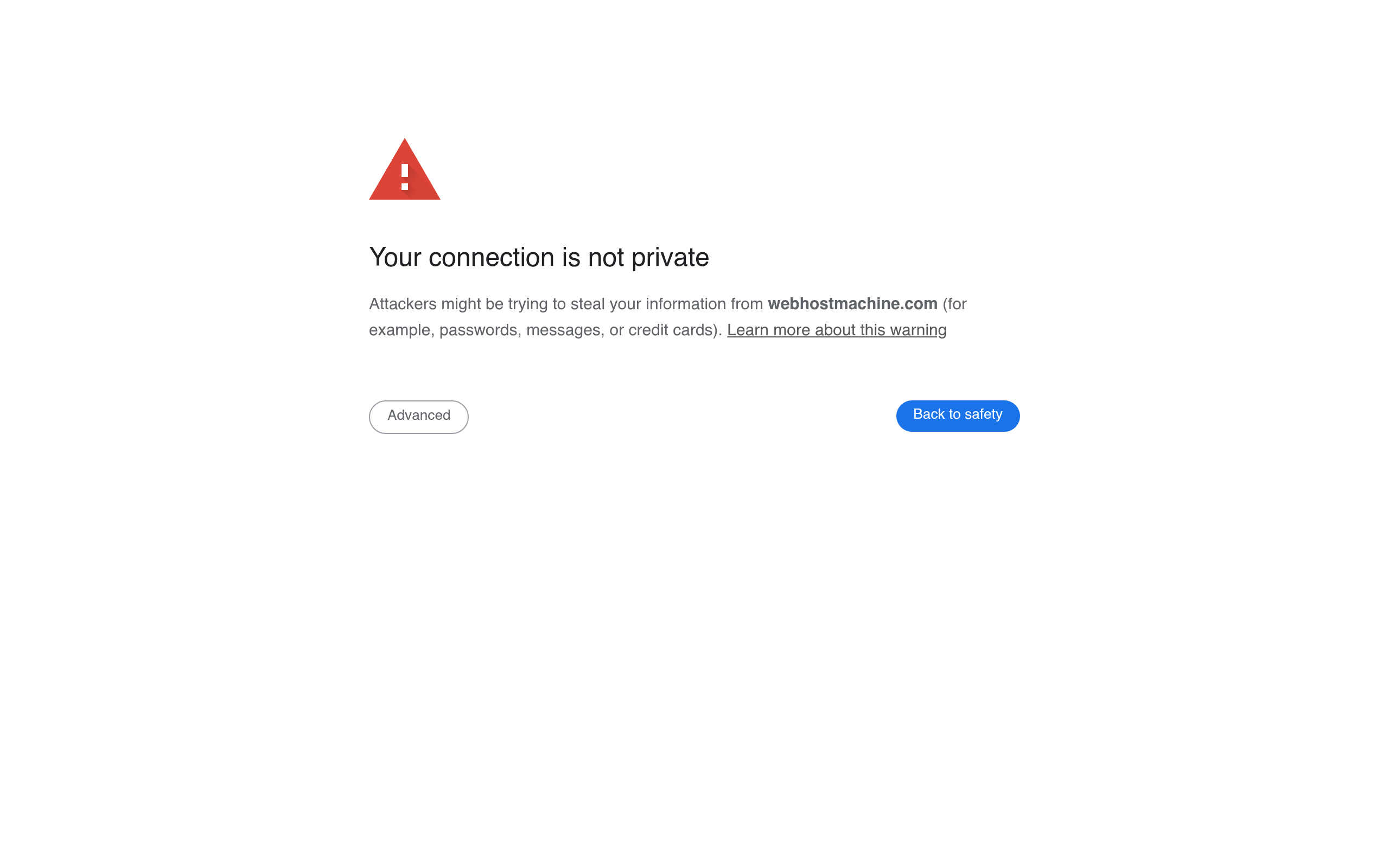 Webhostmachine Interface