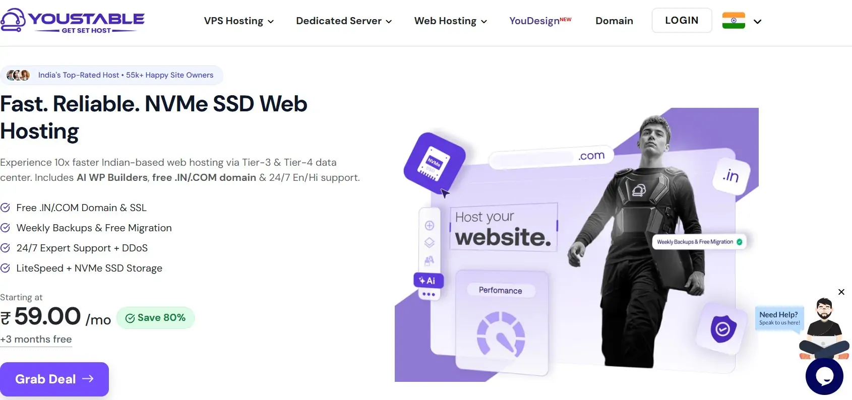 YouStable Interface